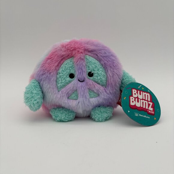 NWT Retro 4" Collectible Bum Bumz Megs Plush Soft Bean Kids Toy. - Picture 1 of 2